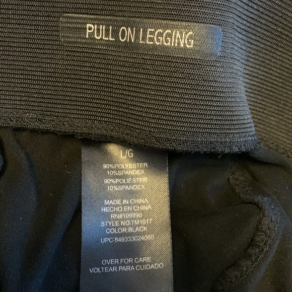 Faux sued legging bundle black/burgandy - Picture 7 of 14